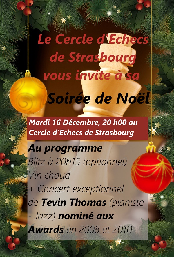 Affiiche soirée de Noël