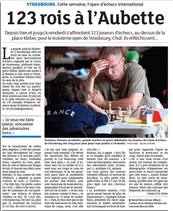 Article DNA Open à lAubette