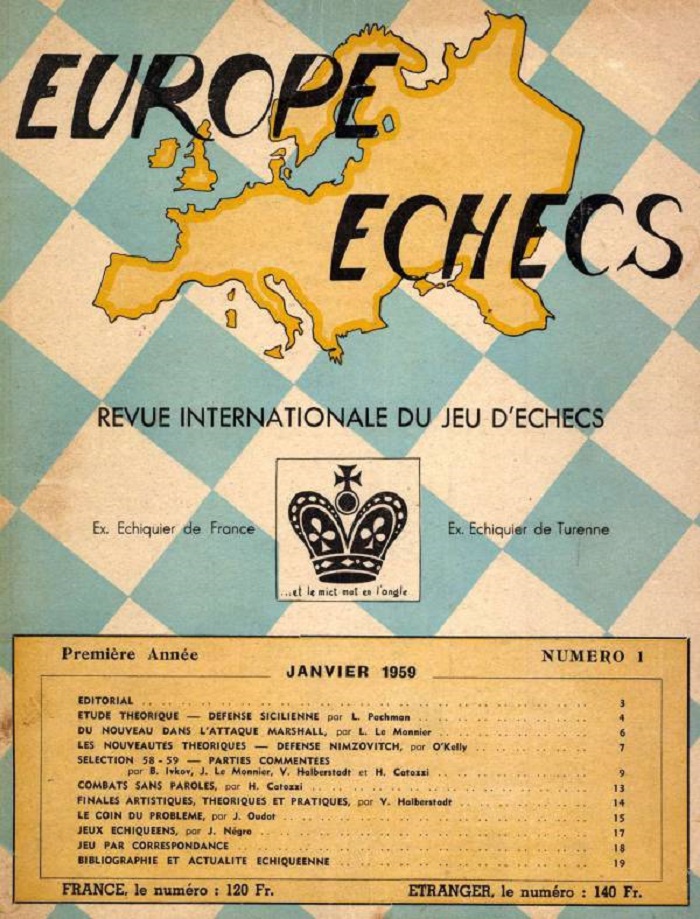 Europe Echecs couverture n1